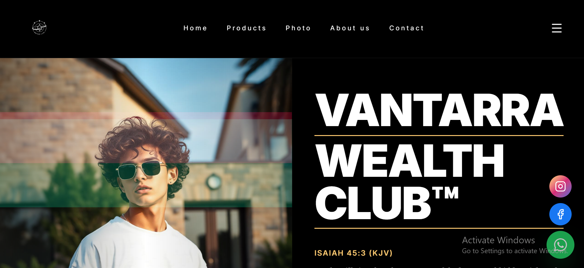 Website sample